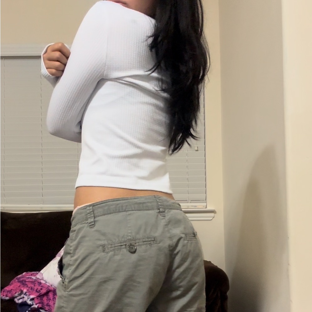 White thermal long sleeve